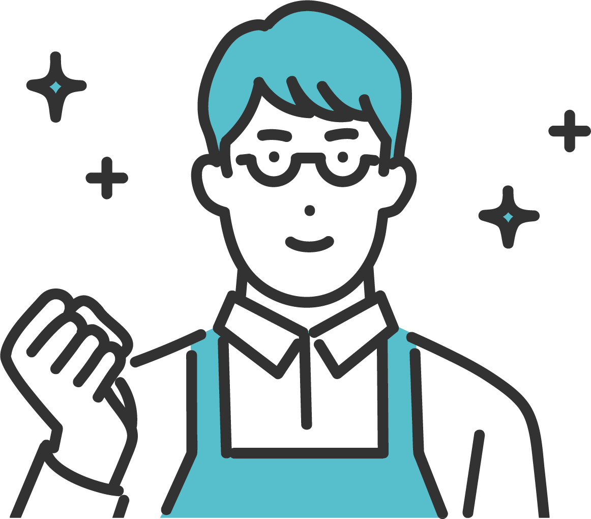 障がい者グループホームをこれまで運営したノウハウを使って実践的なサポートをする様子